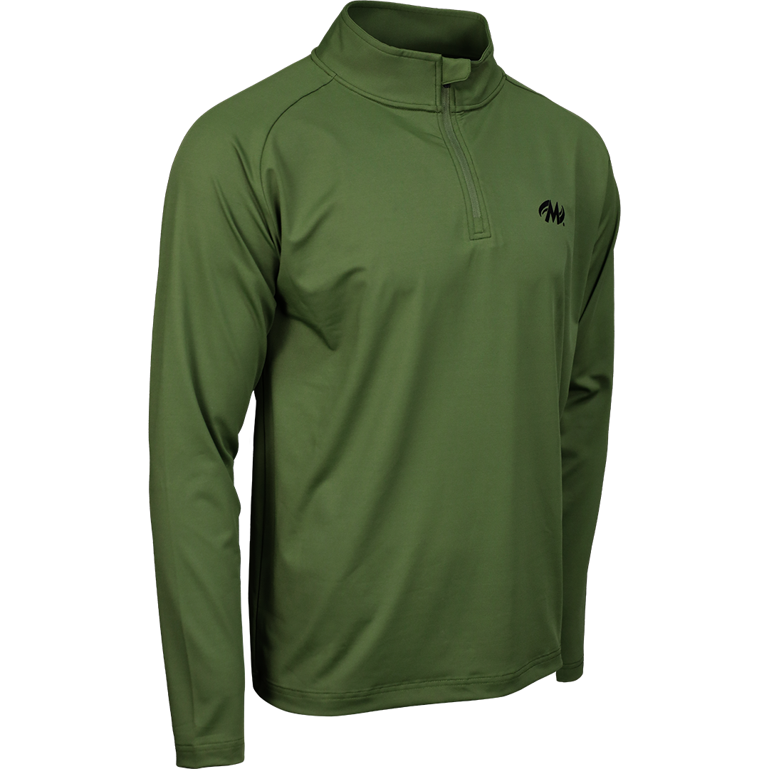 Stratos Quarter Zip - Olive Green 2 Stratos Quarter Zip - Olive Green