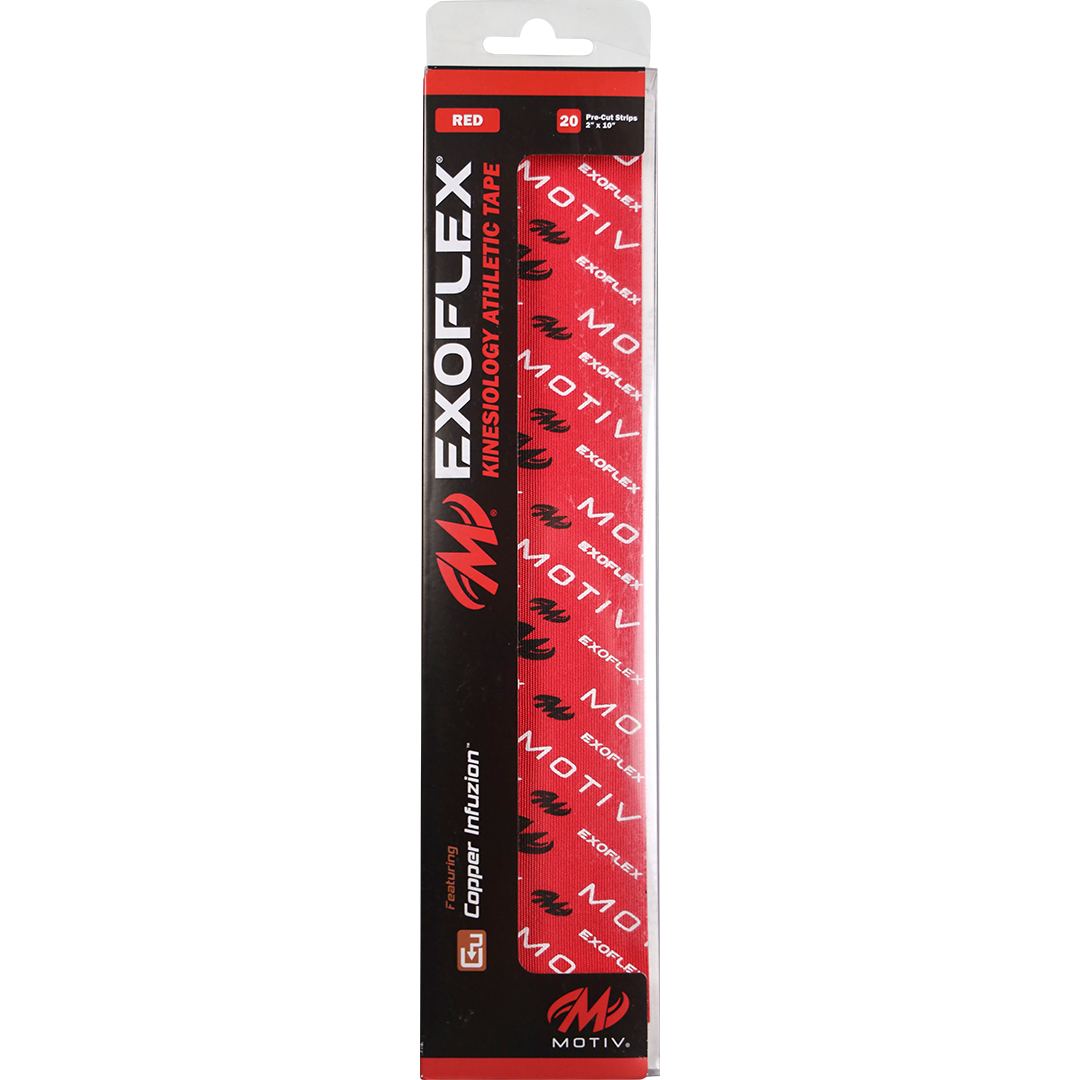 Exoflex Kinesiology Athletic Tape - Red 1 Exoflex Kinesiology Athletic Tape - Red
